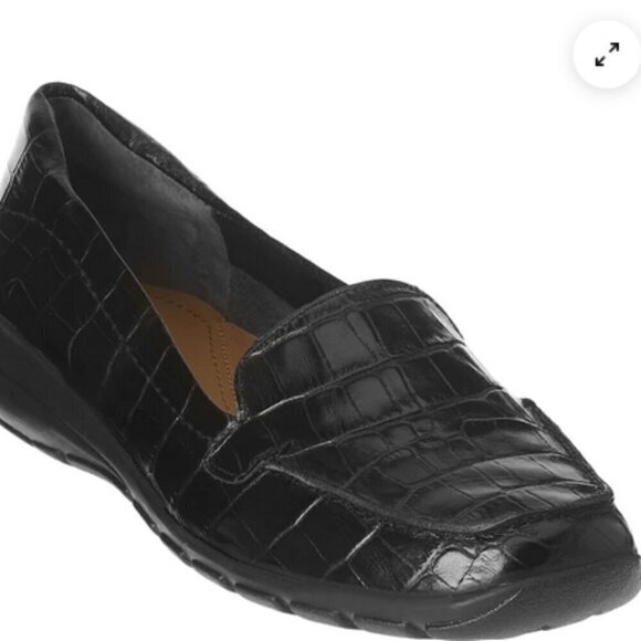 NEW (NWOT) Easy Spirit Abide Croco Print Casual Flats sz 7.5N - Picture 1 of 12